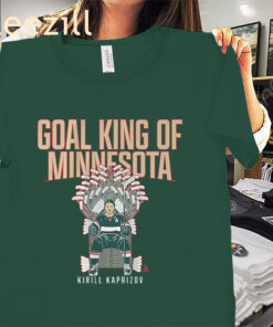 Kirill Kaprizov Minnesota Goals Record Shirt – Hockey Milestone Fan Tee