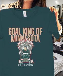Kirill Kaprizov Minnesota Goals Record Shirt – Hockey Milestone Fan Tees