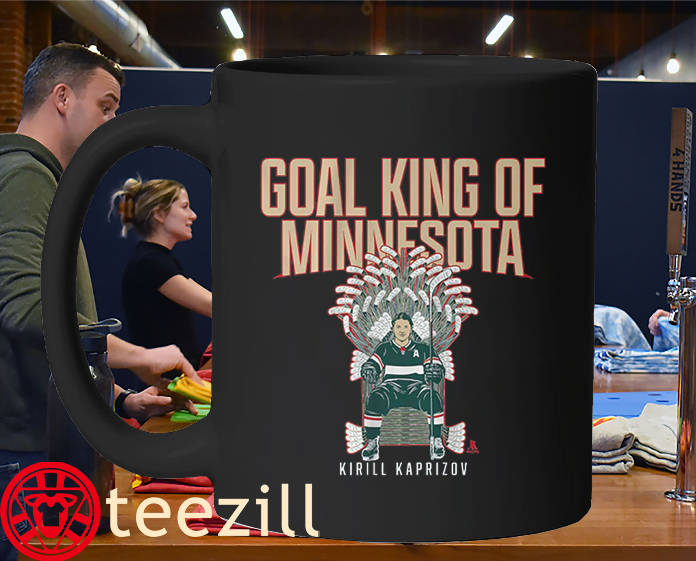 Kirill Kaprizov Minnesota Goals Record Shirt – Hockey Milestone Fan TeesMug