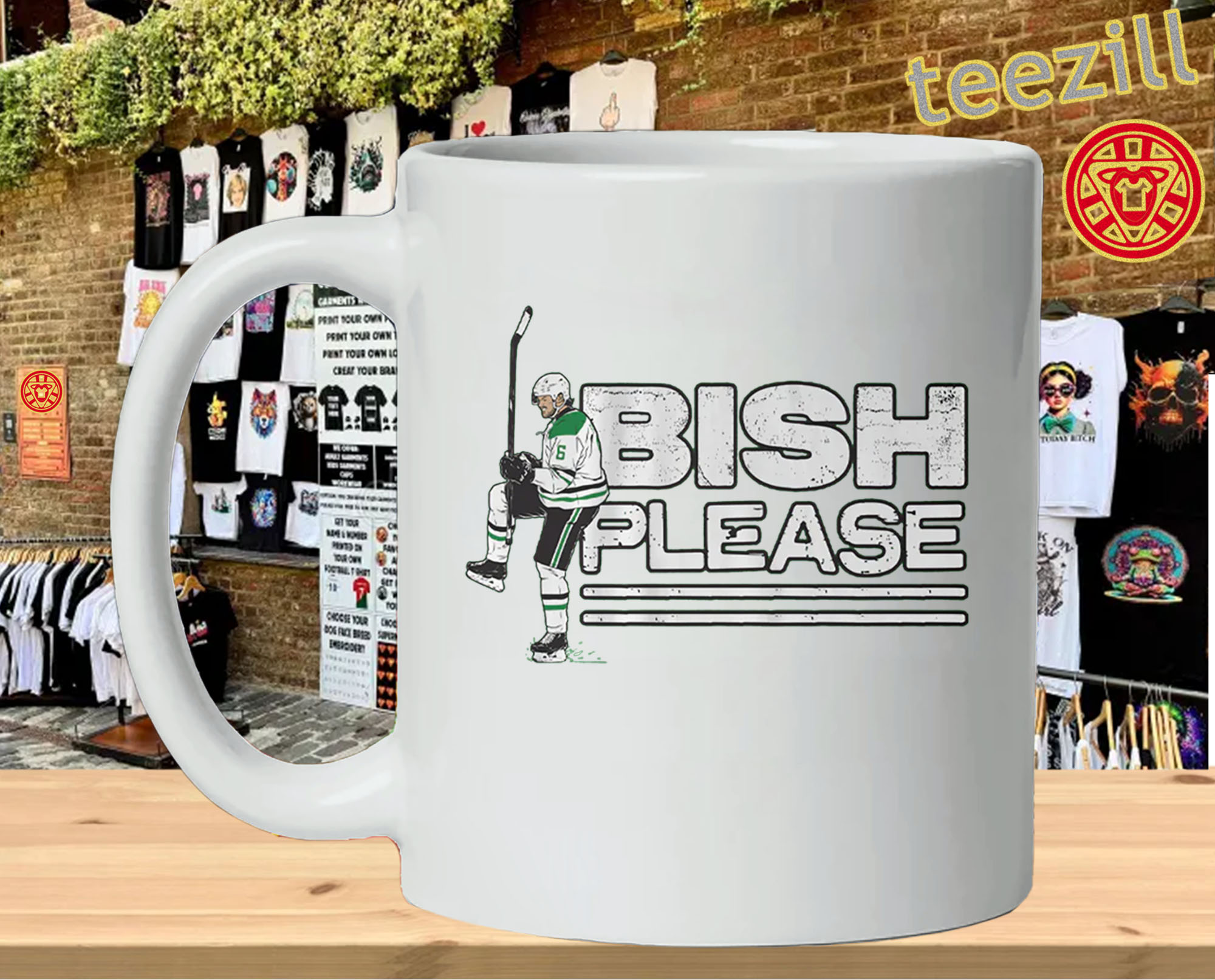 Lian Bichsel Dallas Defense Shirt – Hockey Fan Graphic TeeMug