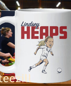 Lindsey Heaps Caricature Soccer Shirt – Women’s Soccer Fan Graphic TeeMug