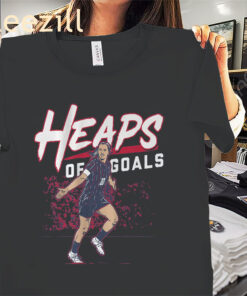 Lindsey Heaps of Goals Shirt – USA Women’s Soccer Tee