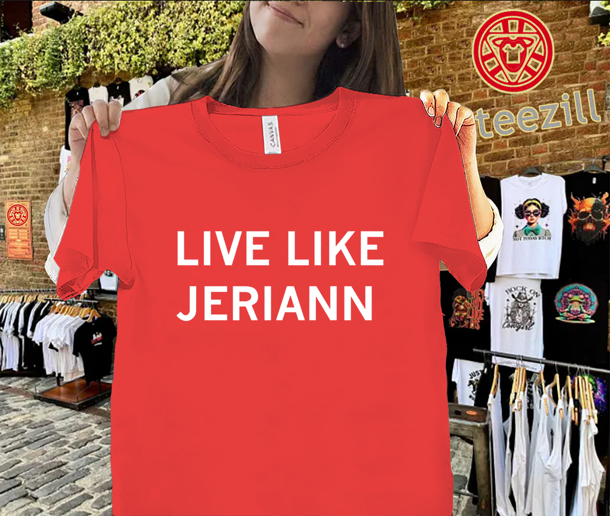 Live Like Jeriann Inspirational Graphic Tees