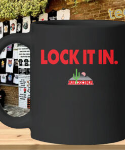 Lock It In Arizona Wildcats Shirt – Arizona Basketball Fan Graphic TeeMug