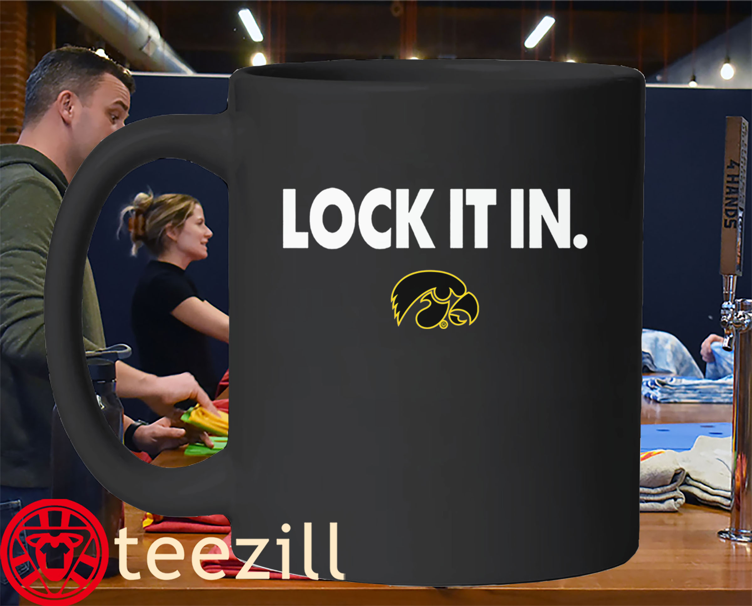 Lock It In Iowa Hawkeyes Shirt – Iowa Football Game Day TeeMug