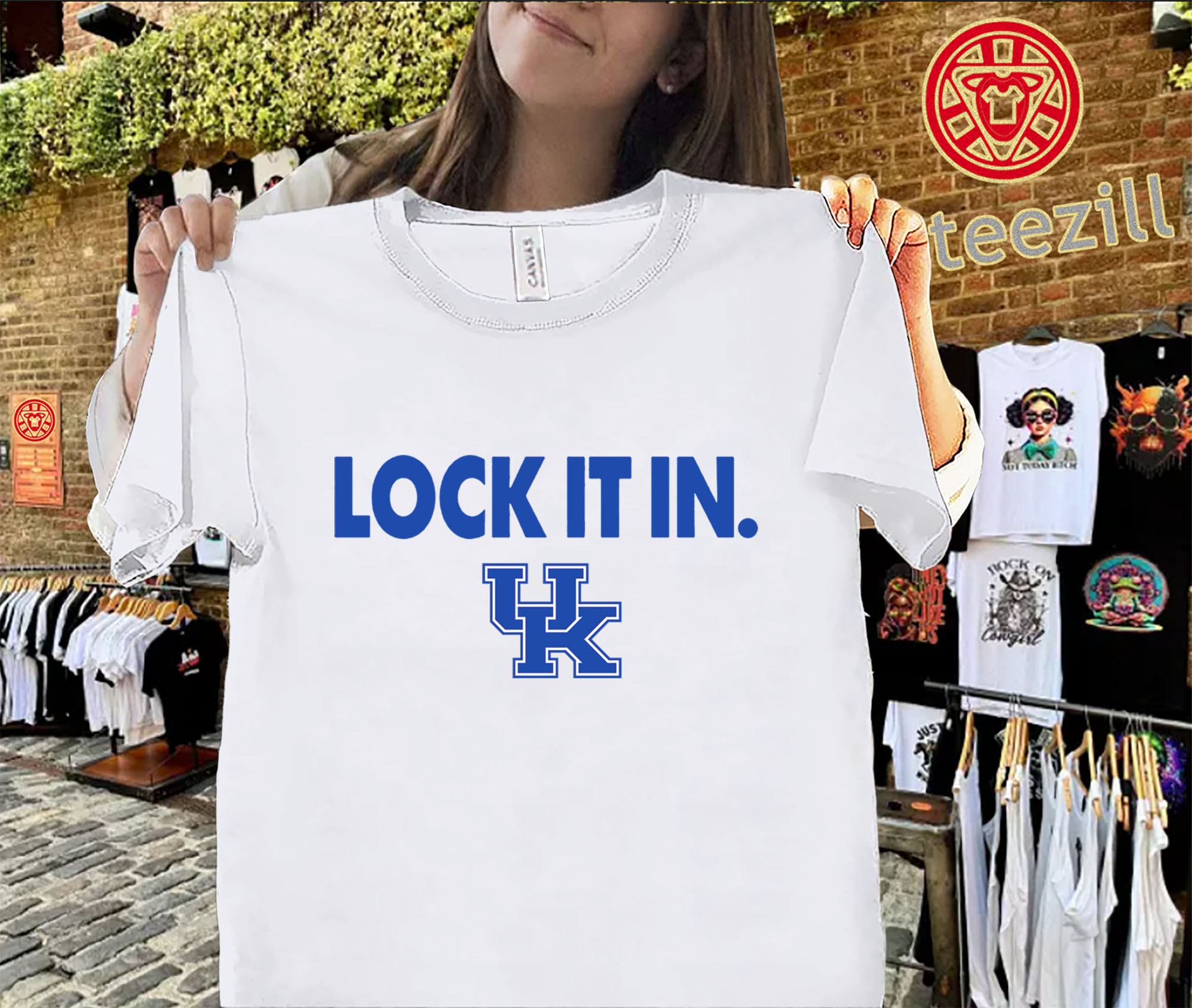Lock It In Kentucky Wildcats Shirt – Kentucky Basketball Fan Graphic Tee