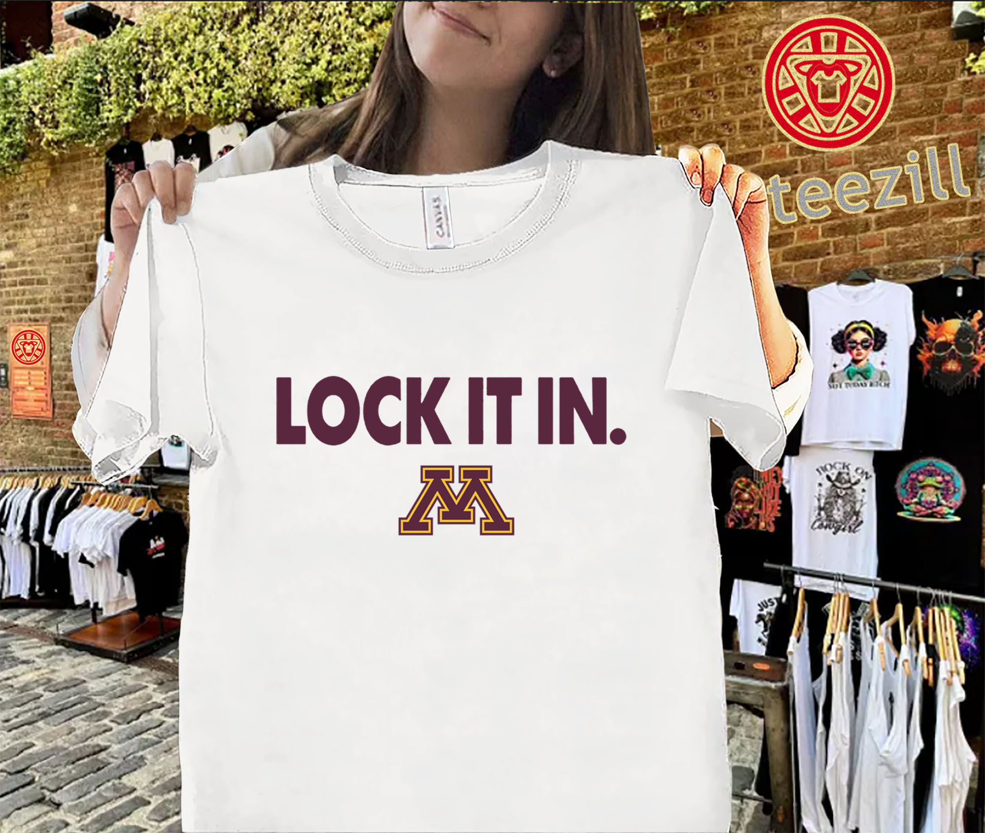Lock It In Minnesota Golden Gophers Shirt – Minnesota Fan Graphic Tee