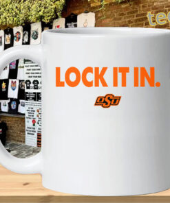 Lock It In Oklahoma State Cowboys Shirt – OSU Fan Game Day Graphic TeeMug