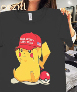 MAGA Pikachu Parody Shirt – Make America Great Again Meme Tee