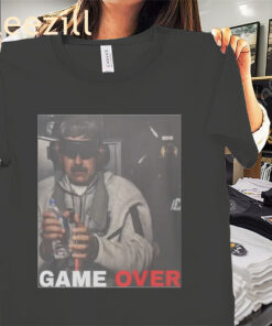 Alternative view of Maduro Arrested Game Over Shirt – Political Statement Graphic Tee