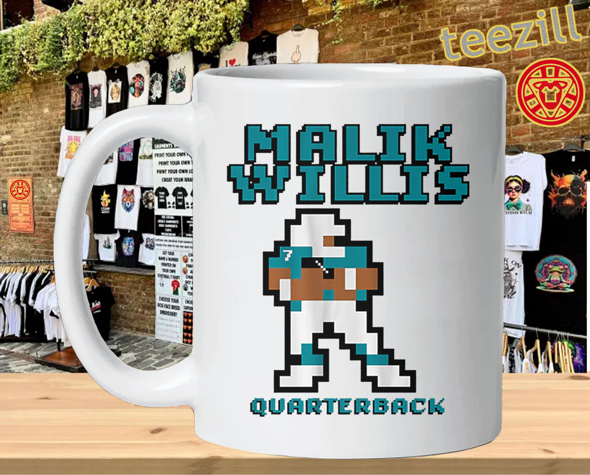Malik Willis Retro Baller Miami Mug