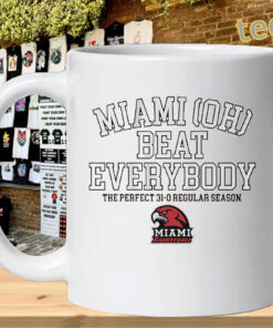 Miami RedHawks 31-0 Undefeated Season Mug