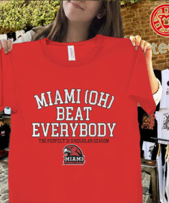 Miami RedHawks 31-0 Undefeated Season Shirt – 2025-26 Hockey Tee