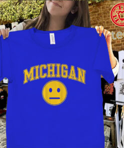 Michigan Basketball Blank Expression Classic Shirt
