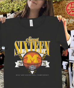 Michigan Wolverines Sweet Sixteen 2026 Shirt – March Madness Classic