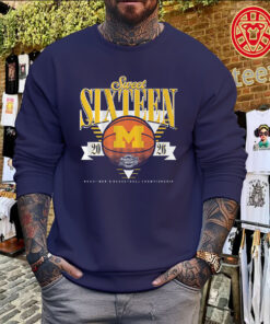 Michigan Wolverines Sweet Sixteen 2026 Shirt – March Madness Sweater
