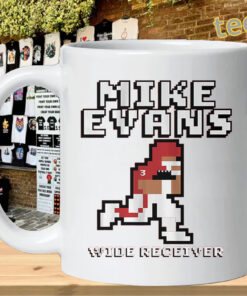 Mike Evans San Francisco Retro Baller Pixel Football Tee Mug Design