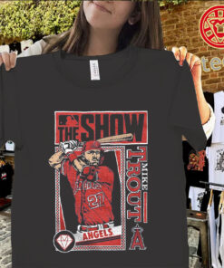 Mike Trout Angels Shirt – LA Baseball Gaming Tee The Show Inspired