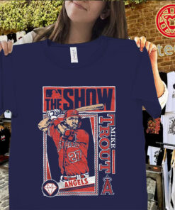 Mike Trout Angels Shirt – LA Baseball Gaming Tee The Show InspiredUniex Shirt