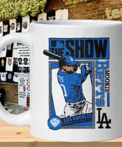 Mookie Betts Dodgers Shirt – LA Baseball Gaming Tee The Show InspiredMug Design