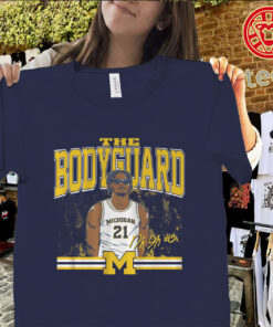 Morez Johnson Jr Shirt – The Bodyguard Michigan Basketball Tee Uniex Shirt