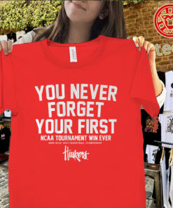 Nebraska Cornhuskers Shirt – First NCAA Tournament Win Tee