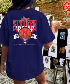 Alternative view of Nebraska Cornhuskers Sweet Sixteen 2026 Shirt – March Madness