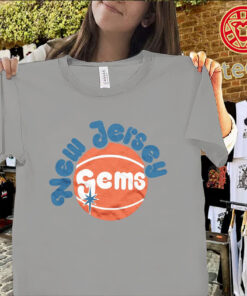 New Jersey Gems Shirt – WBL Heritage Women’s Basketball Tee Uniex Shirt