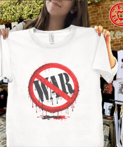 No War Oil and Blood Dripping Shirt – Anti War Graphic Protest Tee
