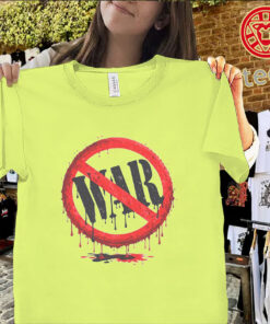 No War Oil and Blood Dripping Shirt – Anti War Graphic Protest TeeUniex Shirt