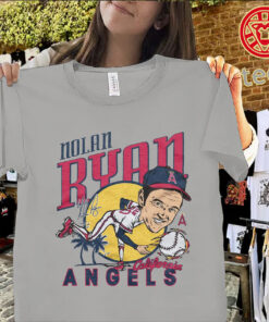 Nolan Ryan Shirt – California Angels Retro Baseball Tee Uniex Shirt