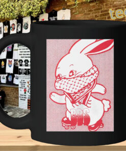 Palestine Bunnies BDS Bunny mug-design