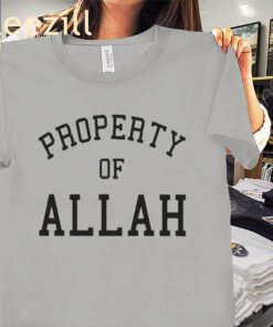 Property Of Allah Graphic Tee Shirts