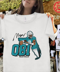 QB1 Down in Miami Shirt – Malik Willis Football Fan Tee