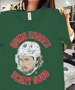 Quinn Hughes Ghost Eyes Forever Shirt - Minnesota Hockey Fans Tee