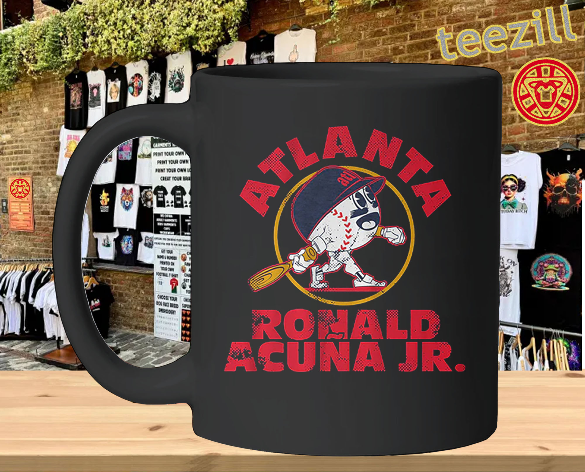 Ronald Acuña Jr Baseball Buddies Mug Design