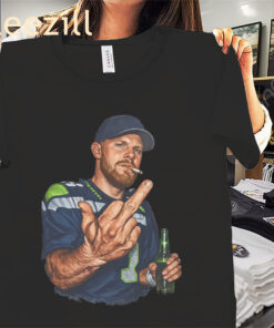 Sam Darnold Middle Finger Shirt - Seattle Football Tee