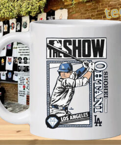 Shohei Ohtani Dodgers Shirt – LA Baseball Gaming Tee The Show Inspired Mug Design