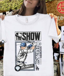 Shohei Ohtani Dodgers Shirt – LA Baseball Gaming Tee The Show Inspired Uniex Shirt