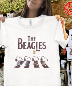 Snoopy Abbey Road Parody Shirt – Peanuts Beagles Tee