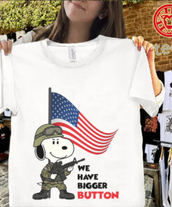Snoopy Soldier American Flag Shirt – Peanuts Military Graphic Tee