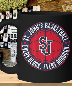 St. John’s Basketball Every Block Every Borough Shirt – New York Team Mug