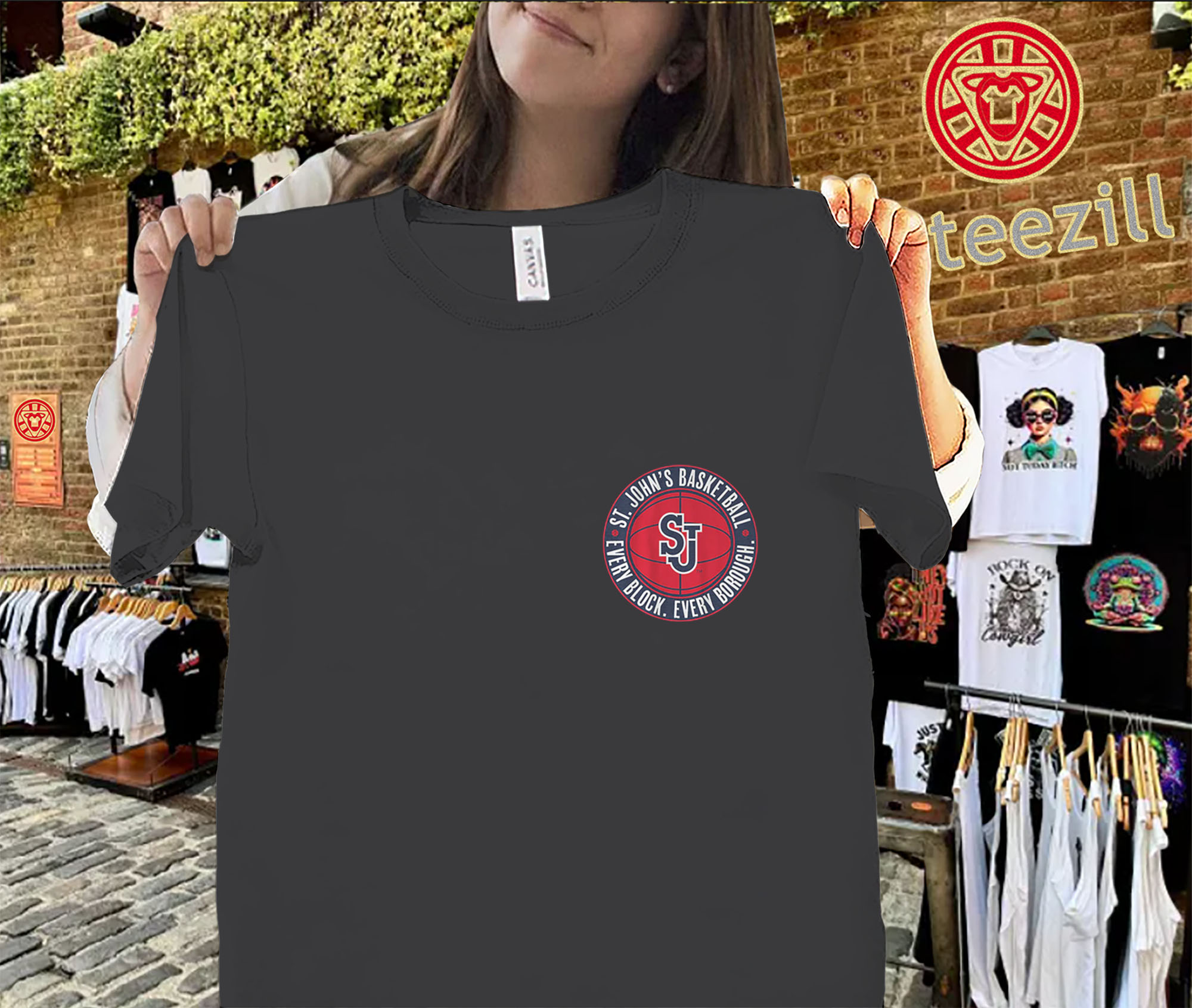 St. John’s Basketball Every Block Every Borough Shirt – New York Team