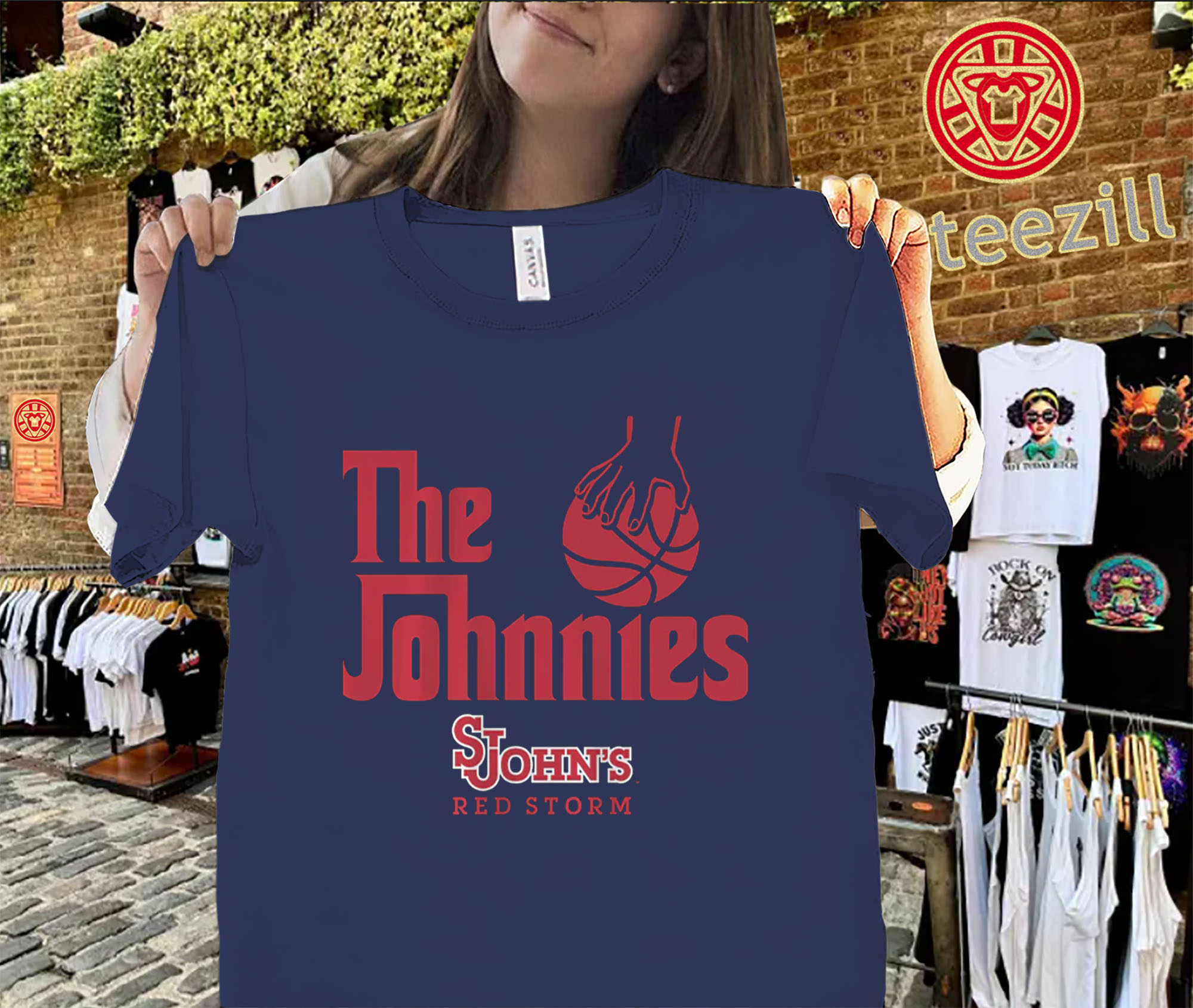 St. John’s Basketball Let’s Go Johnnies Shirt – Red Storm Fan Tee Uniex Shirt