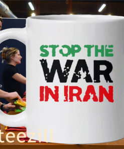 Stop War in Iran Peace Shirt – Anti-War Unity Graphic TeeMug