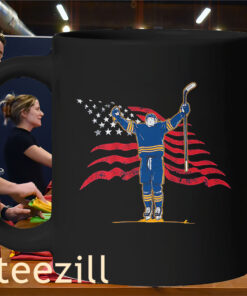 Tage Thompson Stars & Stripes Superstar Pose Shirt - Hockey ApparelMug