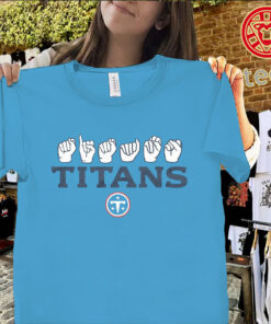Tennessee Titans ASL Deaf Awareness Uniex Shirt