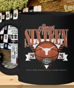 Texas Longhorns 2026 Sweet Sixteen Shirt – NCAA Fan Gear Mug