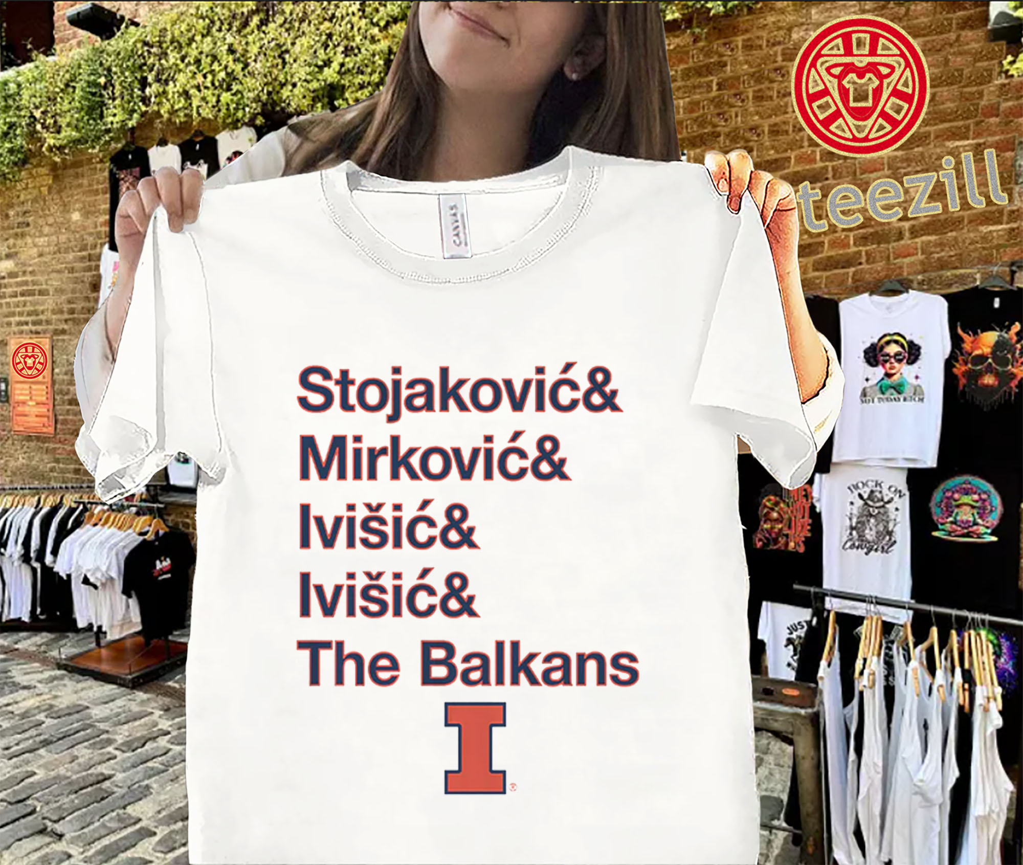 The Balkan Bloc to Champaign Shirt – Illinois Basketball Tee