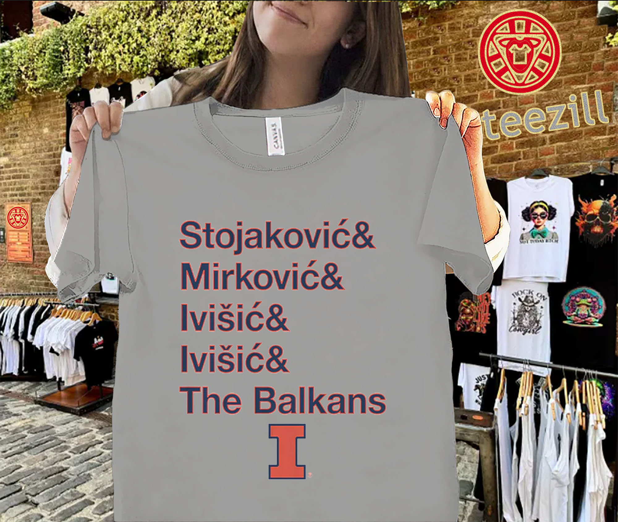 The Balkan Bloc to Champaign Shirt – Illinois Basketball Tees